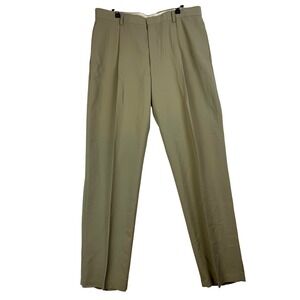 Mens Dress Pants Pleated Khaki Trousers Career‎ Casual